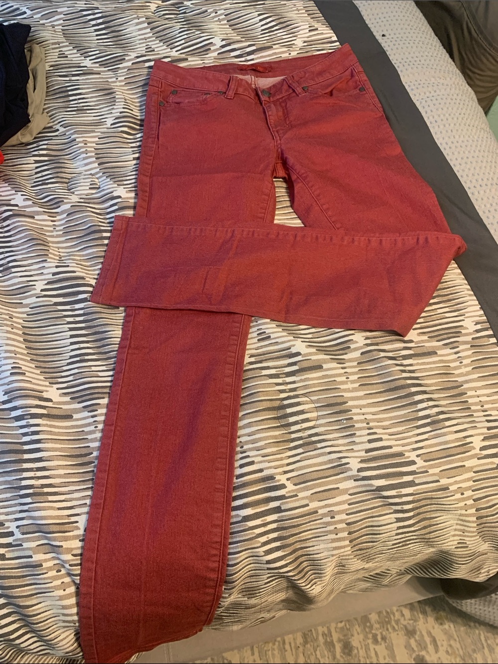 Prana Women's Rust Red Skinny Jeans